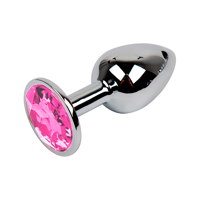 plug anal metalico con joya
