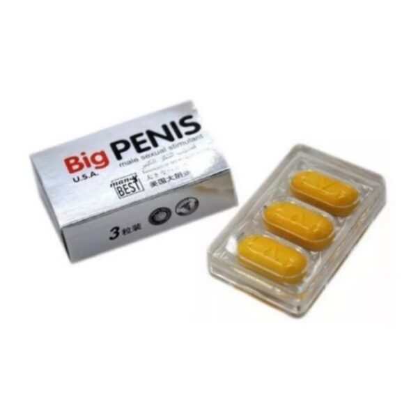 Potenciador Big Pennis X3 Pastillas - Imagen 2