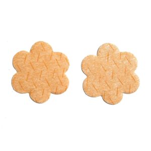 Cubre Pezones Flor Piel