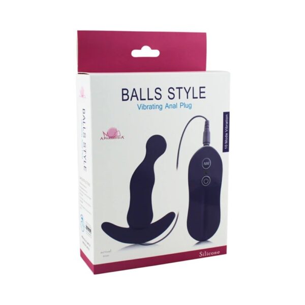 Plug Anal Vibrador Balls Style