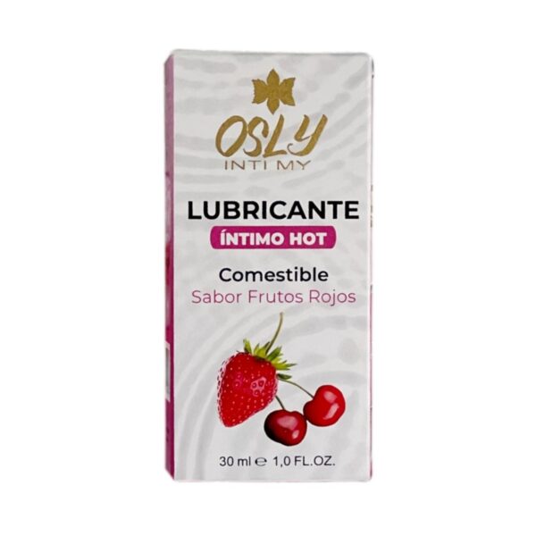 Lubricante Caliente Frutos Rojo Osly 30ml